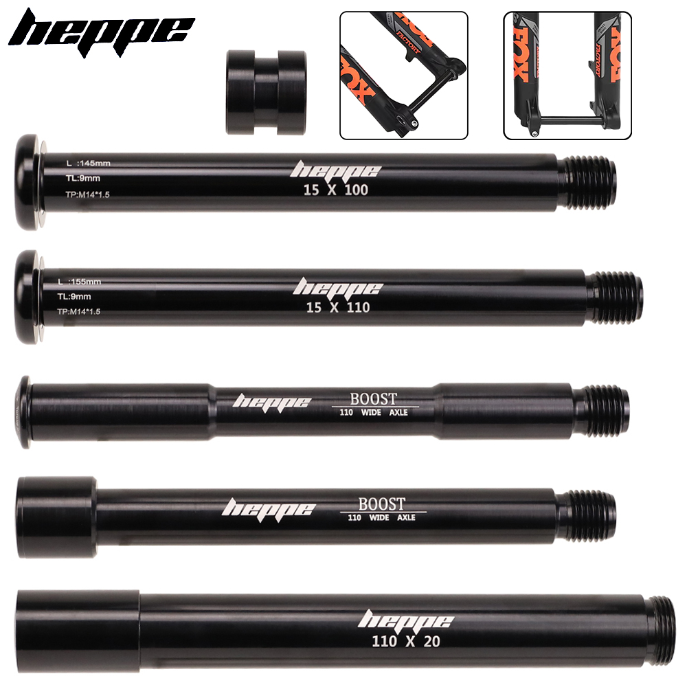 Quick Release Skewer - HEPPE 자전거 15x100/110 20x110 쓰루 액슬