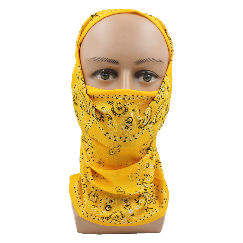 노란색 튜브 야외 두건 여성 러닝 하이킹 모자를 쓰고  - Yellow Cycling Gear 리뷰 및 가격