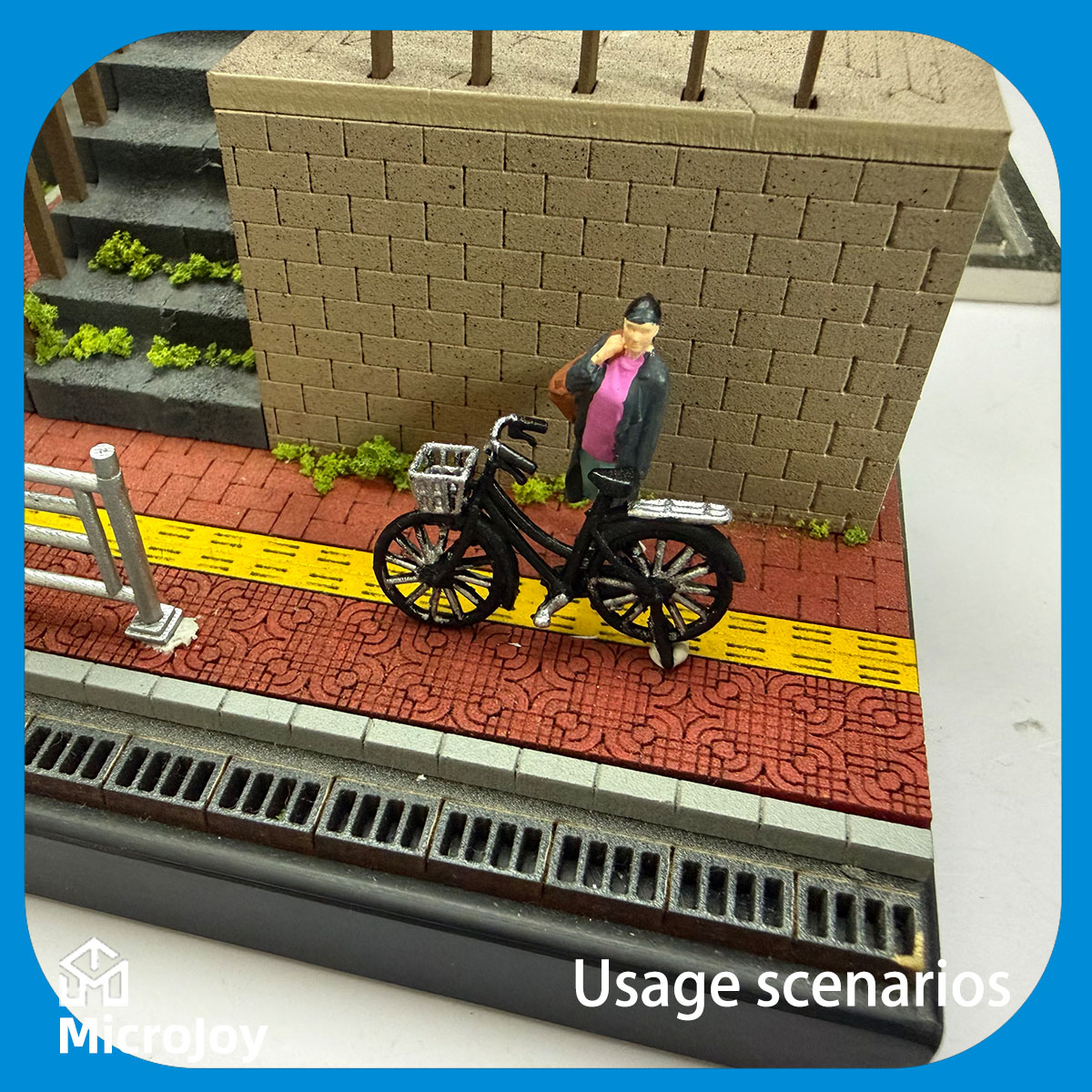 상세한 장면 1: 수리 공장에서 나온 자전거의 1:64 - Vintage Cycling Gear 리뷰 및 가격