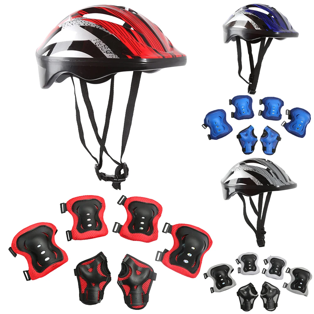 7Pcs 자전거 스포츠 보호 장비 세트 조정 가능한 어 - Cycling Gear Of The Year 리뷰 및 가격